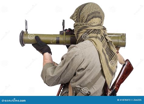 Mercenary With Anti-tank Rocket Launcher Stock Photography ...