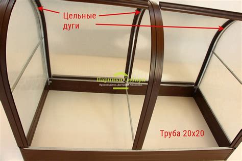 Парник Хлебница-2 сдвижной из поликарбоната в Новосибирске