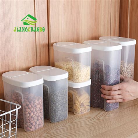 JiangChaoBo, кухонный резервуар для хранения зерна, прозрачная крышка ...