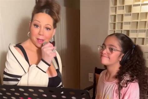 Mariah Carey Pretends to Crash Daughters Vocal Practice: Watch
