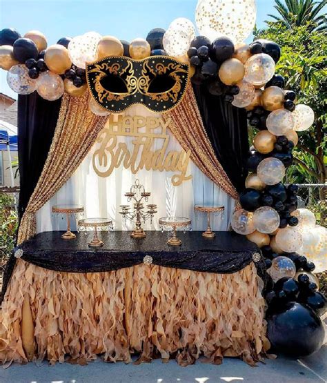 masquerade mask party cutout gatsby  years decor  etsy