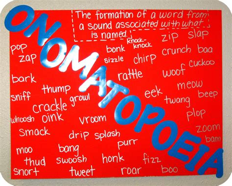 Crayons & Pencil Shavings: Onomatopoeia