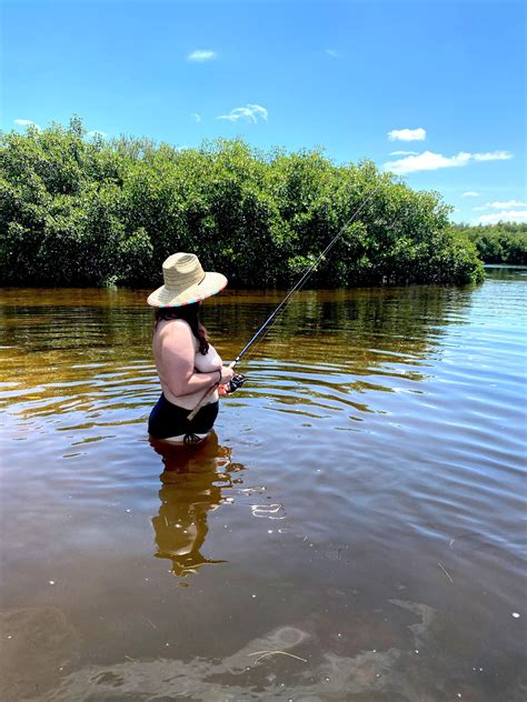 [OC] Topless fishing? : chubby