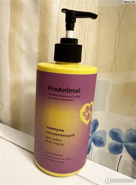 Шампунь для собак ProAnimal увлажняющий для домашнего ухода банан ...