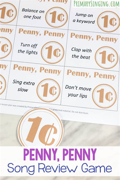 Penny, Penny, Who's Got the Penny Game - Primary Singing