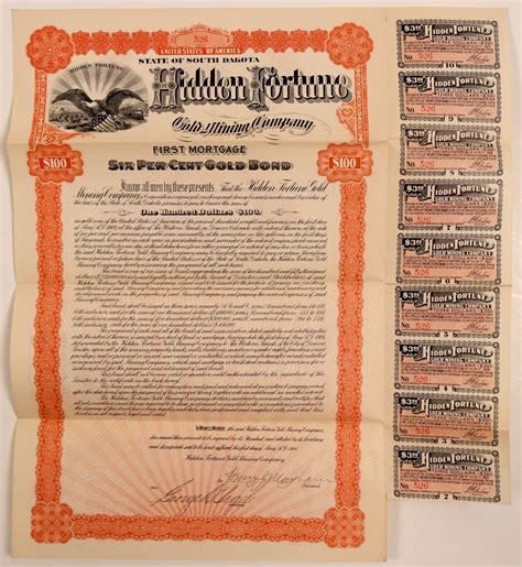 Hidden Fortune Gold Mining Bond (106216)