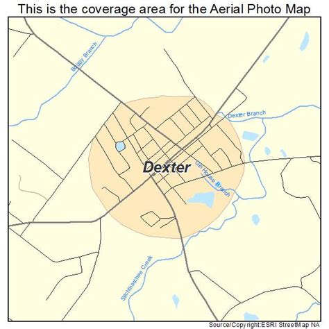 Aerial Photography Map of Dexter, GA Georgia