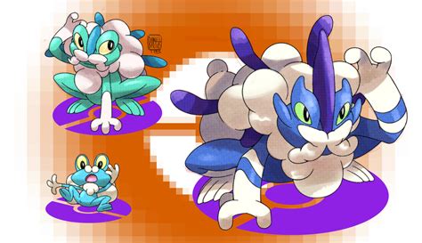 Froakie's Evolutions by ToPpeRa-TPR on DeviantArt