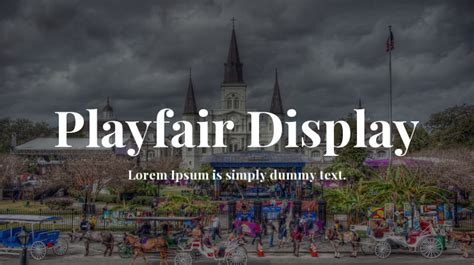 Playfair Display Font Family : Download Free for Desktop & Webfont