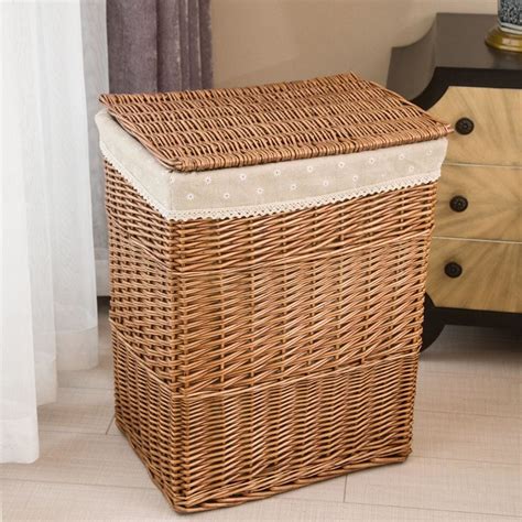 Extra Large Wicker Laundry Basket With Lid | The Wicker & The Wicker Home®