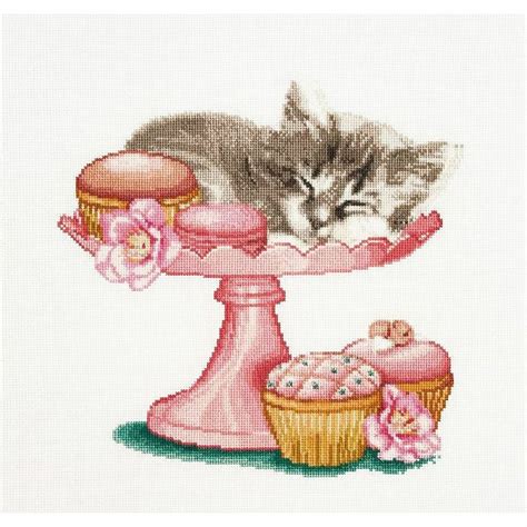 Cross-stitch kit Sweet as sugar Thea Gouverneur 742A Aïda | eBay