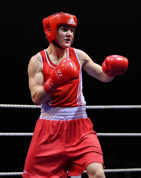 Irish boxing star Kellie Harrington refuses to answer questions about