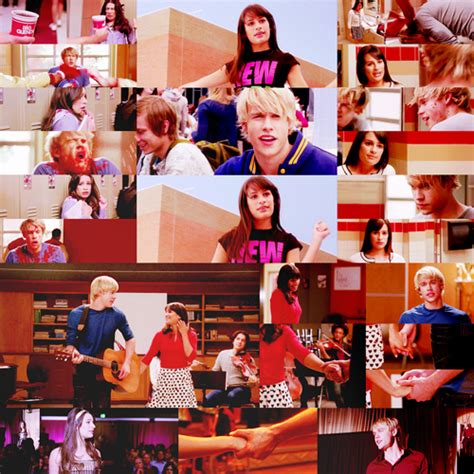 sam  rachel glee fan art  fanpop