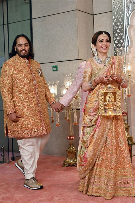 anant ambani radhika merchant wedding guest outfits