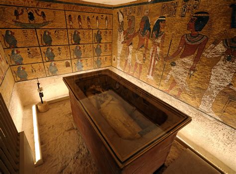 EN IMAGES : Réouverture du tombeau du pharaon égyptien Toutânkhamon