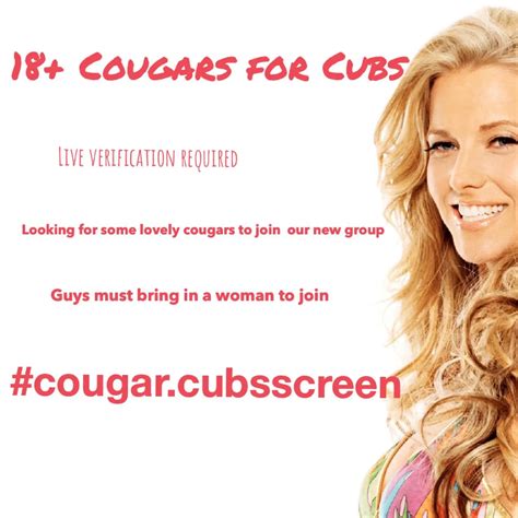 We created a new kik group for cougars and Cubs if anyone’s interested