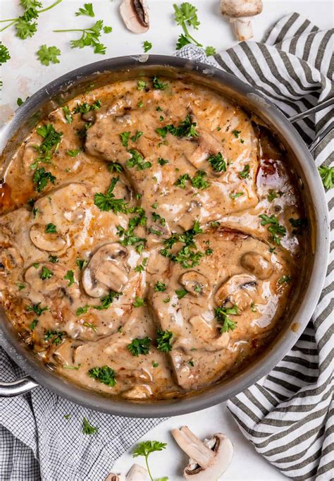 Cream Cheese Mushroom Sauce For Pork Chops at scottyelerouxo blog