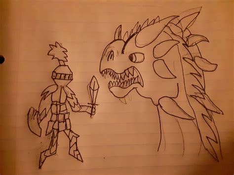 Dragon vs knight. (Yes, cliche, I know) by GoldenWeaveAnimation on ...