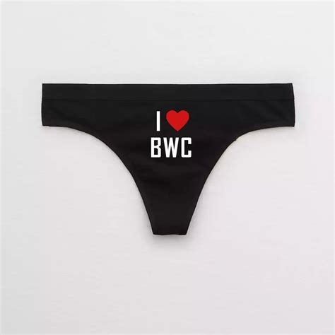 I Love BWC Thong – Celestial Red Shop
