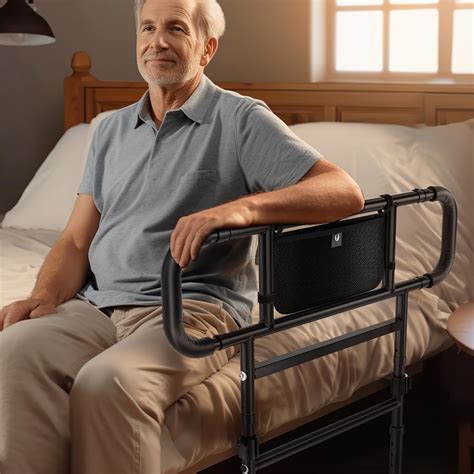 Bed Rails for Elderly Adults Safety Foldable - Heavy Duty Bed Assist ...