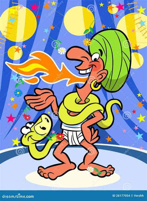 Fakir in the circus stock vector. Illustration of training - 26177054