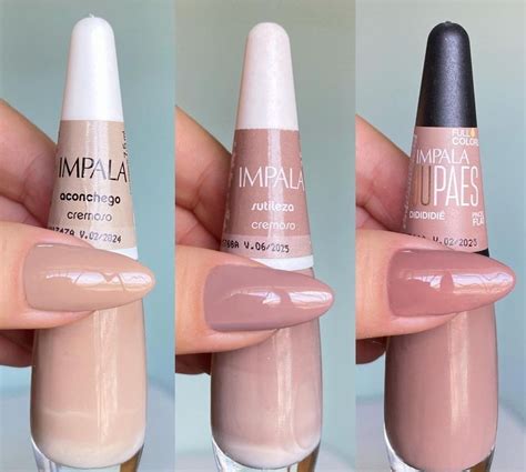 Tons De Esmalte - Tons de esmalte cor nude em 2025 | Unhas elegantes, Unhas vermelhas ...