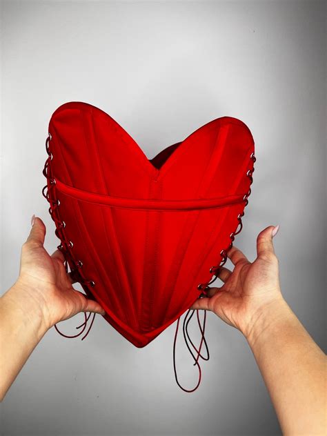 heart cut out corset 7
