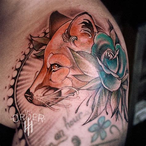 Neo Traditional Fox Tattoo