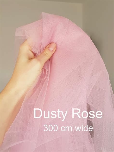 Dusty Rose Tulle Soft Dusty Rose Tulle illusion Pink Tulle Soft Dusty ...