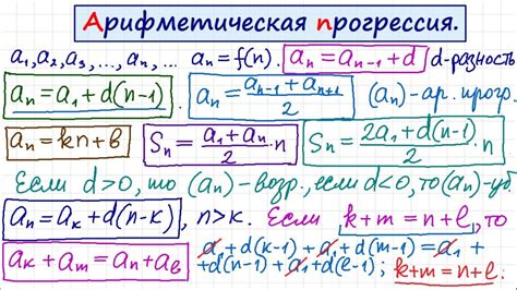 Арифметическая прогрессия - YouTube