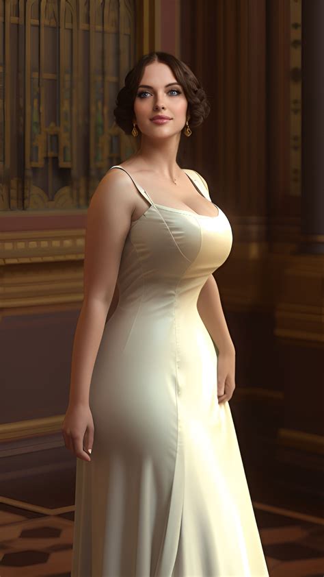 Curvy Lady in White by Loki-667 on DeviantArt