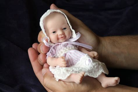 7" Micro Preemie Full Silicone Dolls "Kendra & Keith"