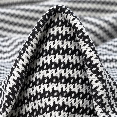 Jacquard, Elastic, Chanel, Snow White&Raven Black | F000038396
