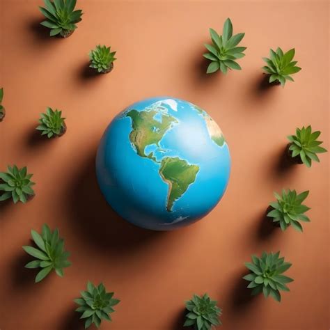 Premium Photo | A globe with a globe of the world on it