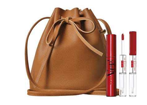 PUPA Набор для лица Vamp! Sexy lashes, 001 (Тушь 12 мл + Помада 4,2 г ...