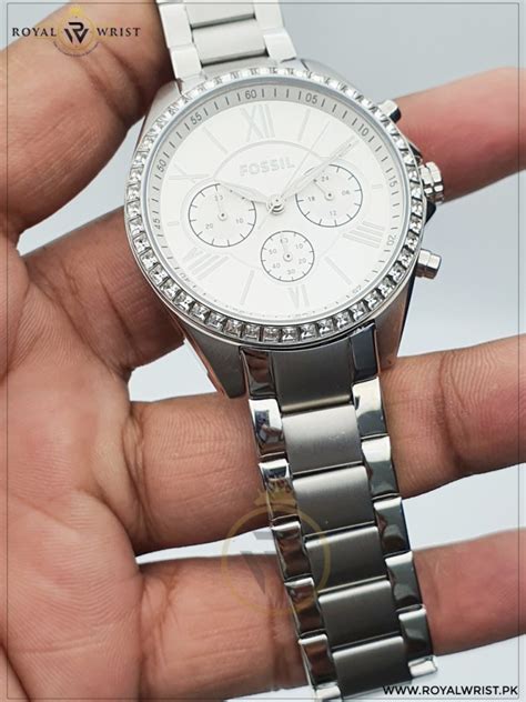 Fossil Women Quartz Stainless Steel White Dial 40mm Watch BQ1773 ...