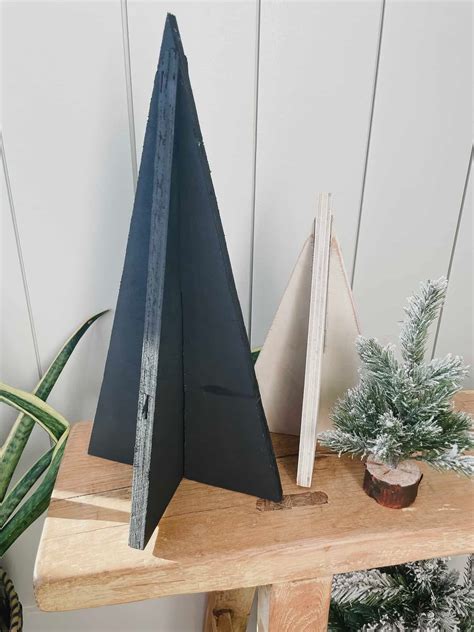 DIY Wood Christmas Trees