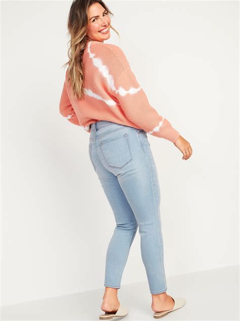 High-Waisted Light-Wash Super Skinny Ankle Jeans for Women | Old Navy