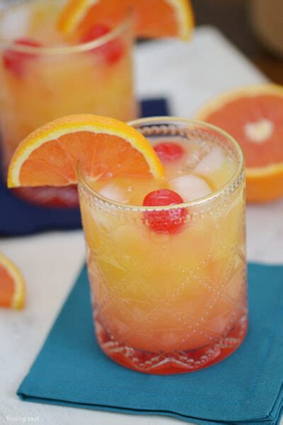 Tequila Sunrise Mocktail (Easy Non-Alcoholic Drink Recipe) - Finding Zest