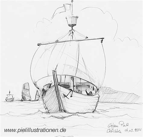 Kogge02 - Piel Illustrationen