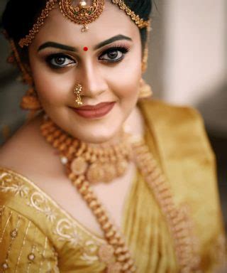Kerala Hindu Bridal Makeup And Hairstyle | Saubhaya Makeup
