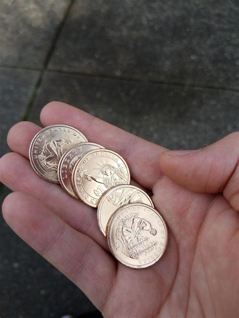 I put five dollars into a vending machine and got my change back in