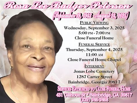 Close Funeral Home, LLC | Bainbridge GA