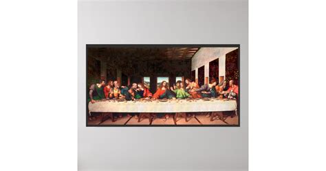 Leonardo's Last Supper painting recreated Poster | Zazzle