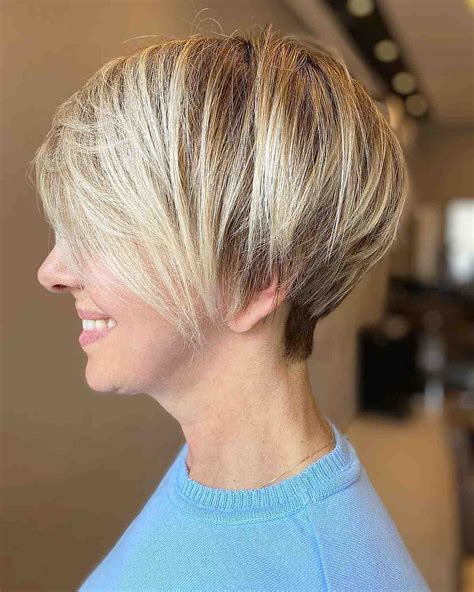Short Hairstyles Back And Front View