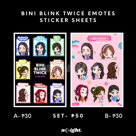 BINI Blink Twice Sticker Sheet - neight. | Take App