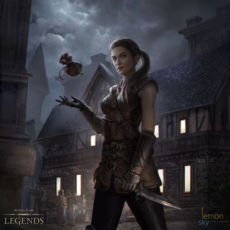 ArtStation - Elder Scrolls Legends : Breton Rogue