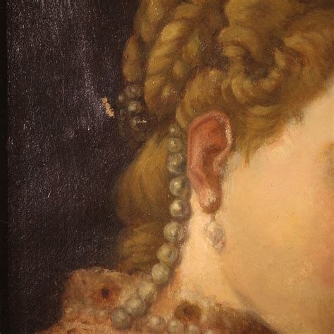 19th Century Oil on Canvas German Portrait Painting, 1870 For Sale at ...
