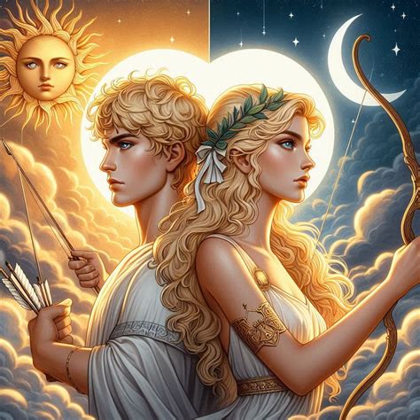 Apollo & Artemis | Dioses romanos, Apolo dios griego, Mito de apolo