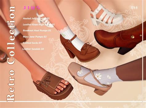 Скачать мод "Коллекция женской обуви "Retro Collection 04"" для Симс 4 ...